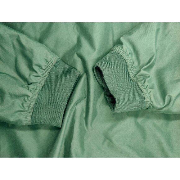 Burry Lane Green Mens XL V-Neck Golf Pullover Windbreaker Jacket Blouson VTG - Picture 5 of 7